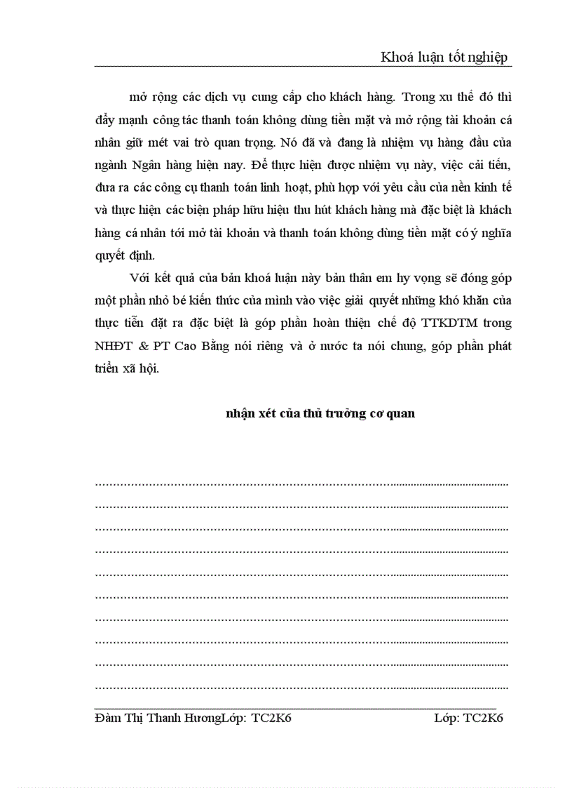 image for page Một số vấn đề về Thanh toán không dùng tiền mặt tại NHĐT PT Cao Bằng Thực trạng và giải pháp