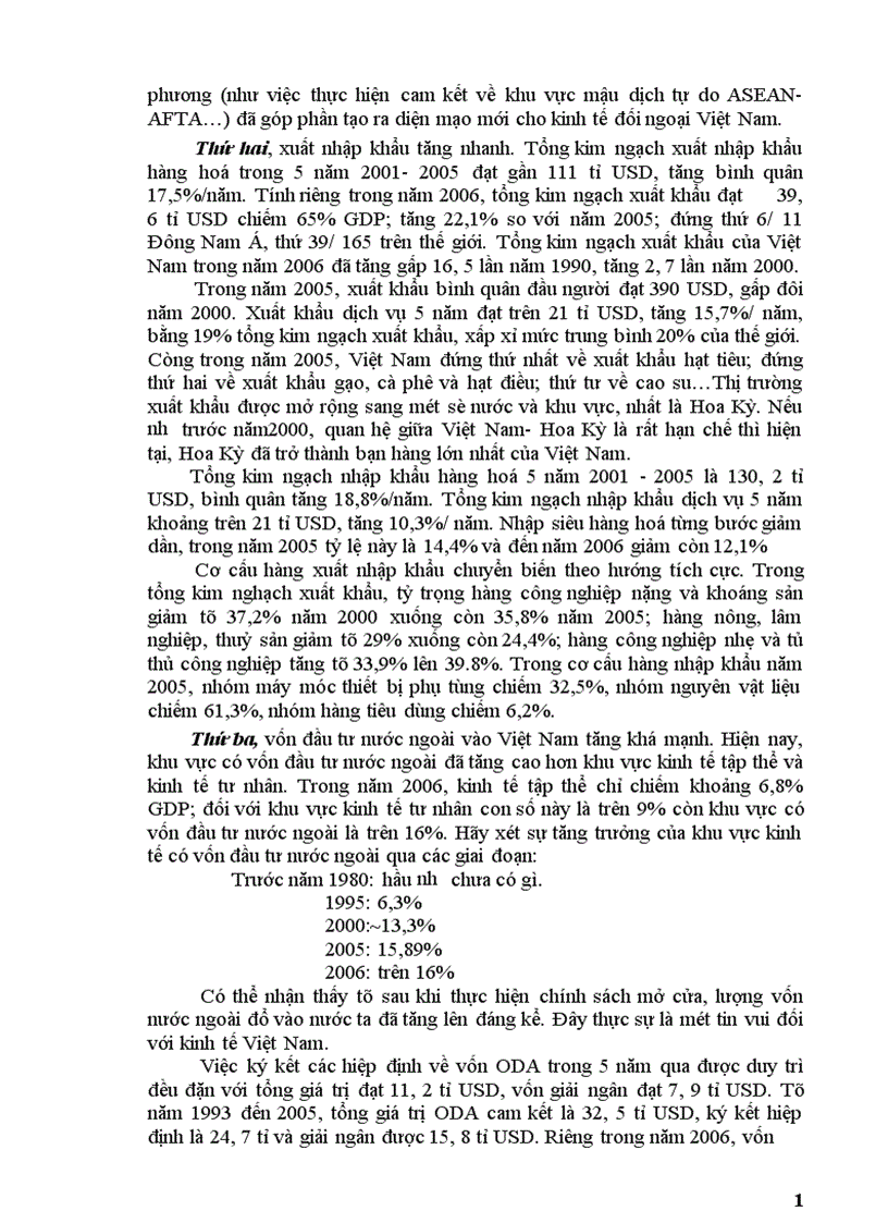 image for page Vấn đề mở rộng và nâng cao hiệu quả kinh tế đối ngoại 1