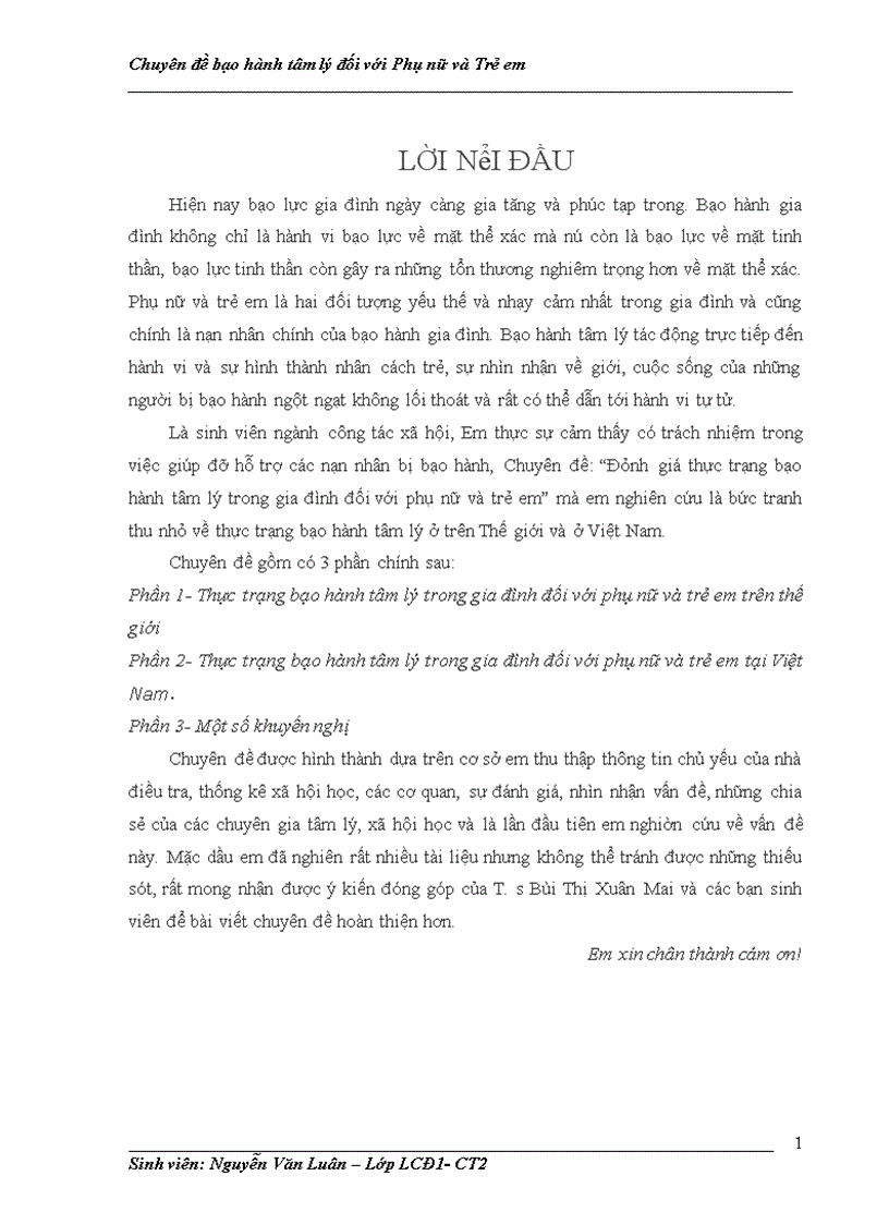 image for page Đánh giá thực trạng bạo hành tâm lý trong gia đình đối với phụ nữ và trẻ em