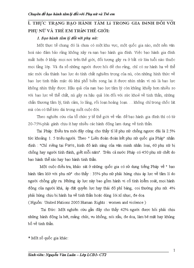 image for page Đánh giá thực trạng bạo hành tâm lý trong gia đình đối với phụ nữ và trẻ em