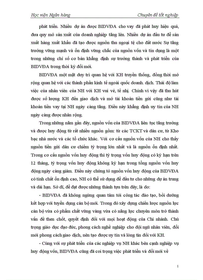 image for page Giải pháp nhằm mở rộng và phát triển hoạt động huy động vốn tại Ngân hàng Đầu tư và Phát triển Đông Anh 1