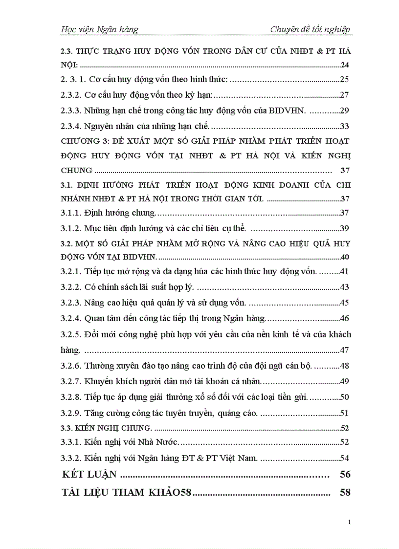 image for page Giải pháp nhằm mở rộng và phát triển hoạt động huy động vốn tại Ngân hàng Đầu tư và Phát triển Đông Anh 1