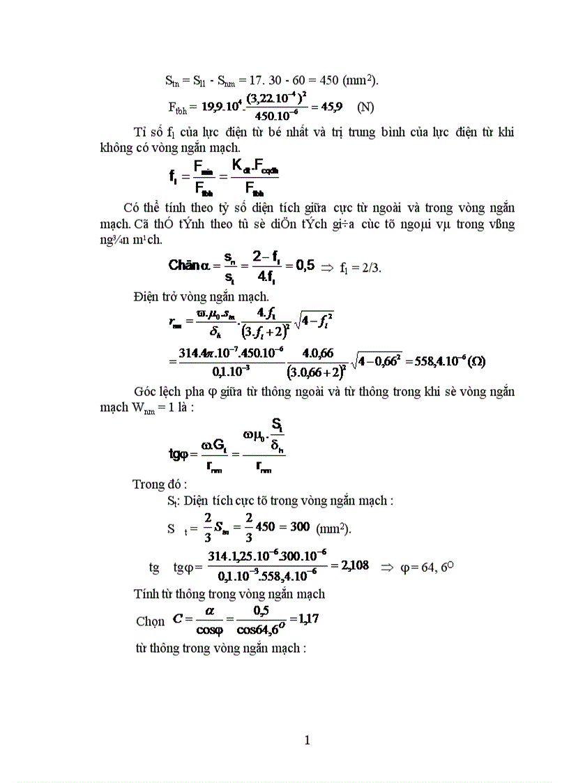 image for page Thiết kế khí cụ điện hạ áp công tắc tơ xoay chiều ba pha 1