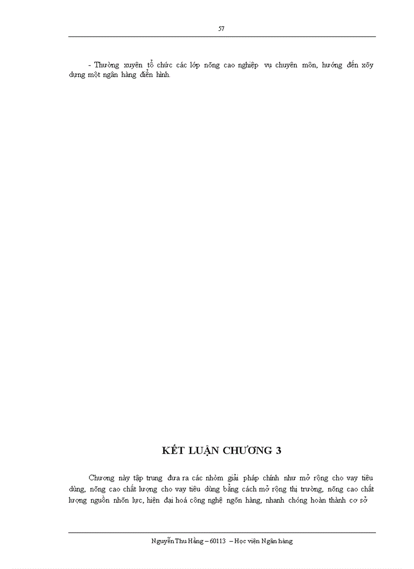 image for page Giải pháp mở rộng dịch vụ gắn liền với nâng cao chất lượng cho vay tiêu dùng tại chi nhánh MHB Hà Nội 1