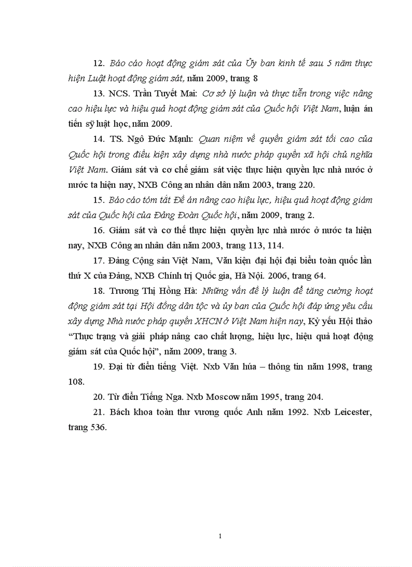 image for page nâng cao hiệu quả hoạt động giám sát tối cao của quốc hội hiệu quả hoạt động giám sát của các cơ quan của quốc hội