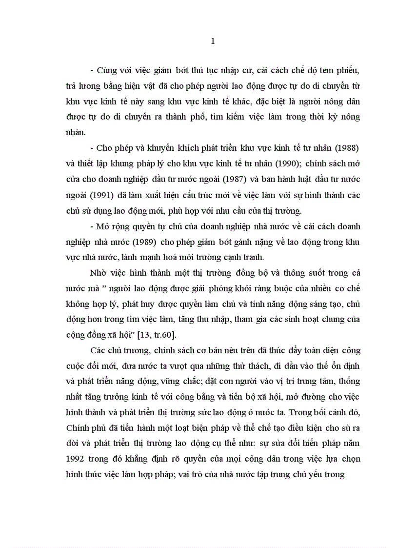 image for page Vận dụng lý luận hàng hóa sức lao động của C Mác vào phát triển thị trường lao động ở nước ta 1