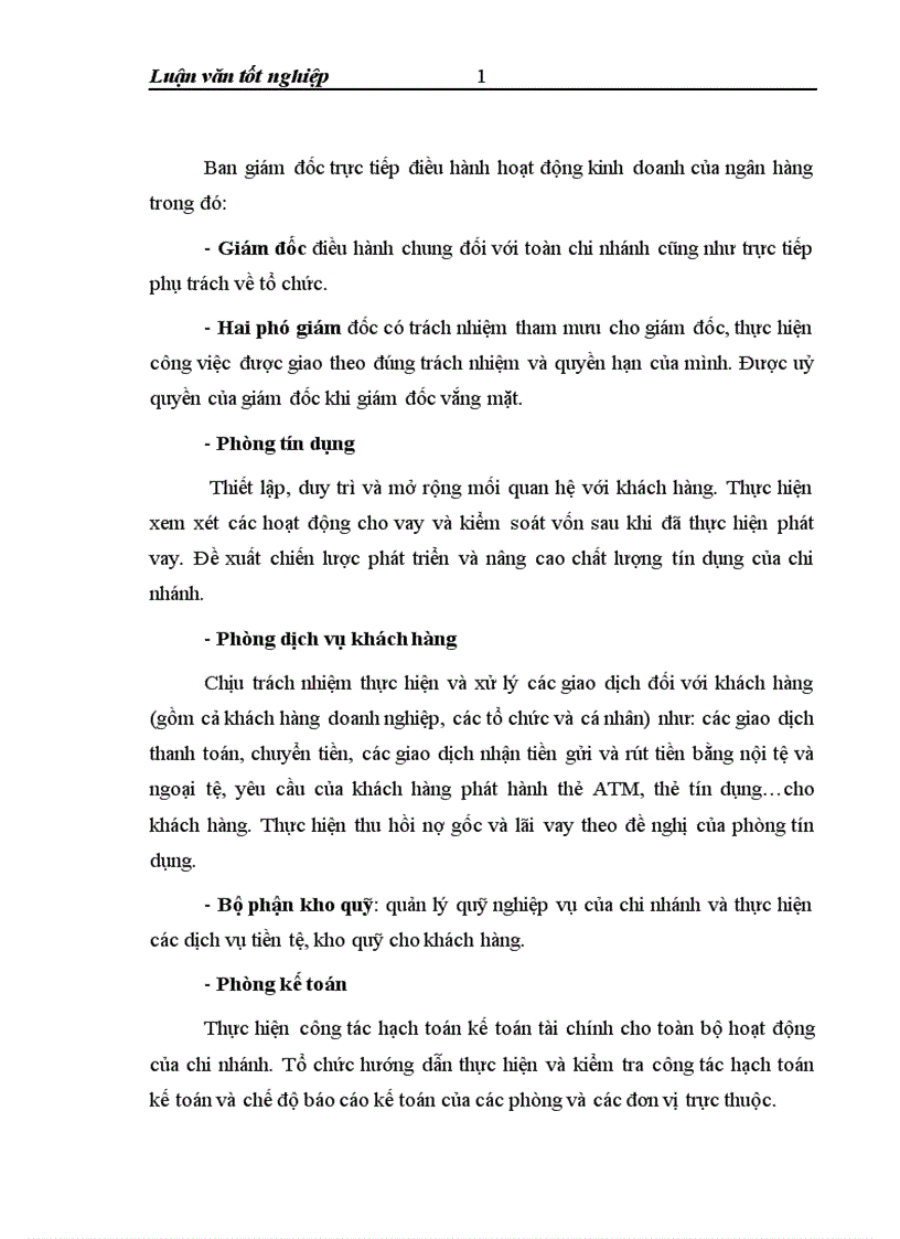 image for page Quản lý tín dụng ngắn hạn tại chi nhánh Ngân hàng ĐT PT Hưng Yên 1