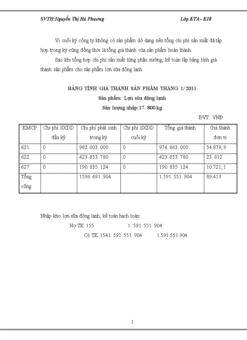 image for page Kế toán tập hợp chi phí và tính giá thành tại công ty TNHH Thắng Lợi 1