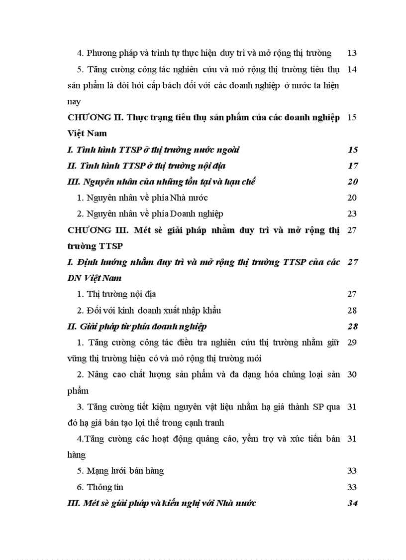 image for page Thực trạng và một số giải pháp nhằm duy trì và mở rộng thị trường tiêu thụ sản phẩm của các doanh nghiệp Việt Nam hiện nay 1