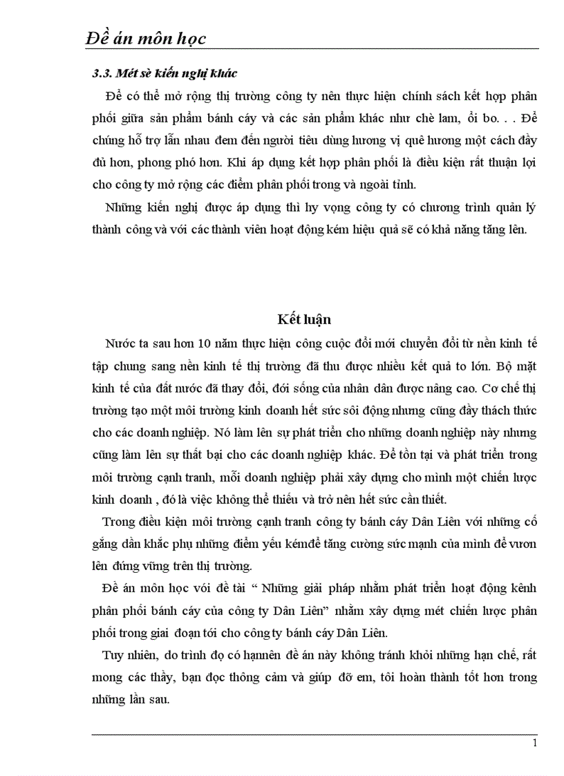 image for page Những giải pháp nhằm phát triển hoạt động kênh phân phối bánh cáy của công ty Dân Liên