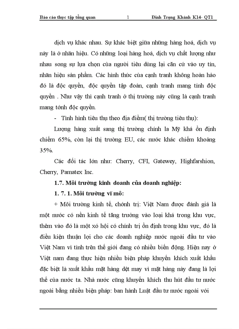 image for page Báo cáo thực tập tổng hợp tại Công ty cổ phần May II Hải Dương