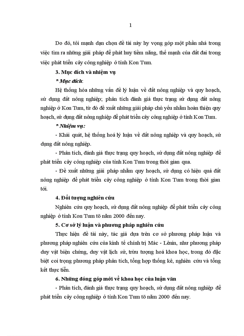image for page Quy hoạch sử dụng đất nông nghiệp để phát triển cây công nghiệp ở tỉnh Kon Tum