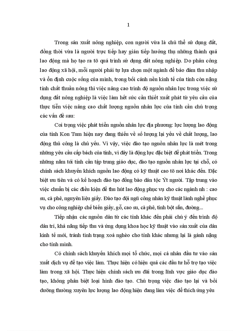 image for page Quy hoạch sử dụng đất nông nghiệp để phát triển cây công nghiệp ở tỉnh Kon Tum