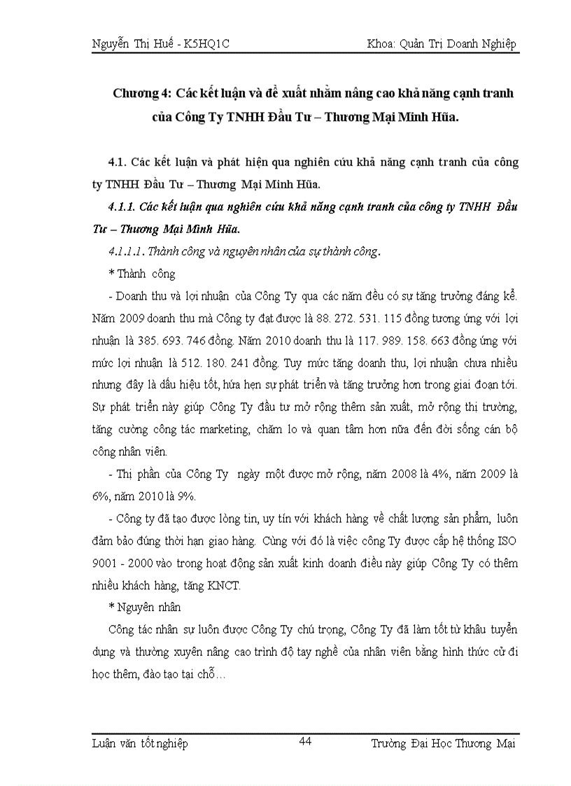 image for page Báo cáo thực tập tổng hợp Nâng cao khả năng cạnh tranh của Công ty TNHH Đầu Tư Thương Mại Minh Hòa