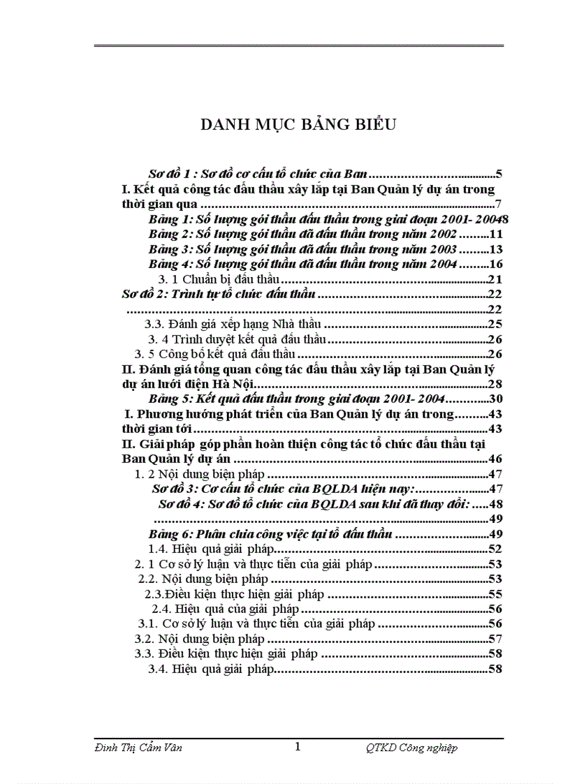 image for page Thực trạng công tác tổ chức đấu thầu tại ban quản lý dự án lưới điện hà nội 1