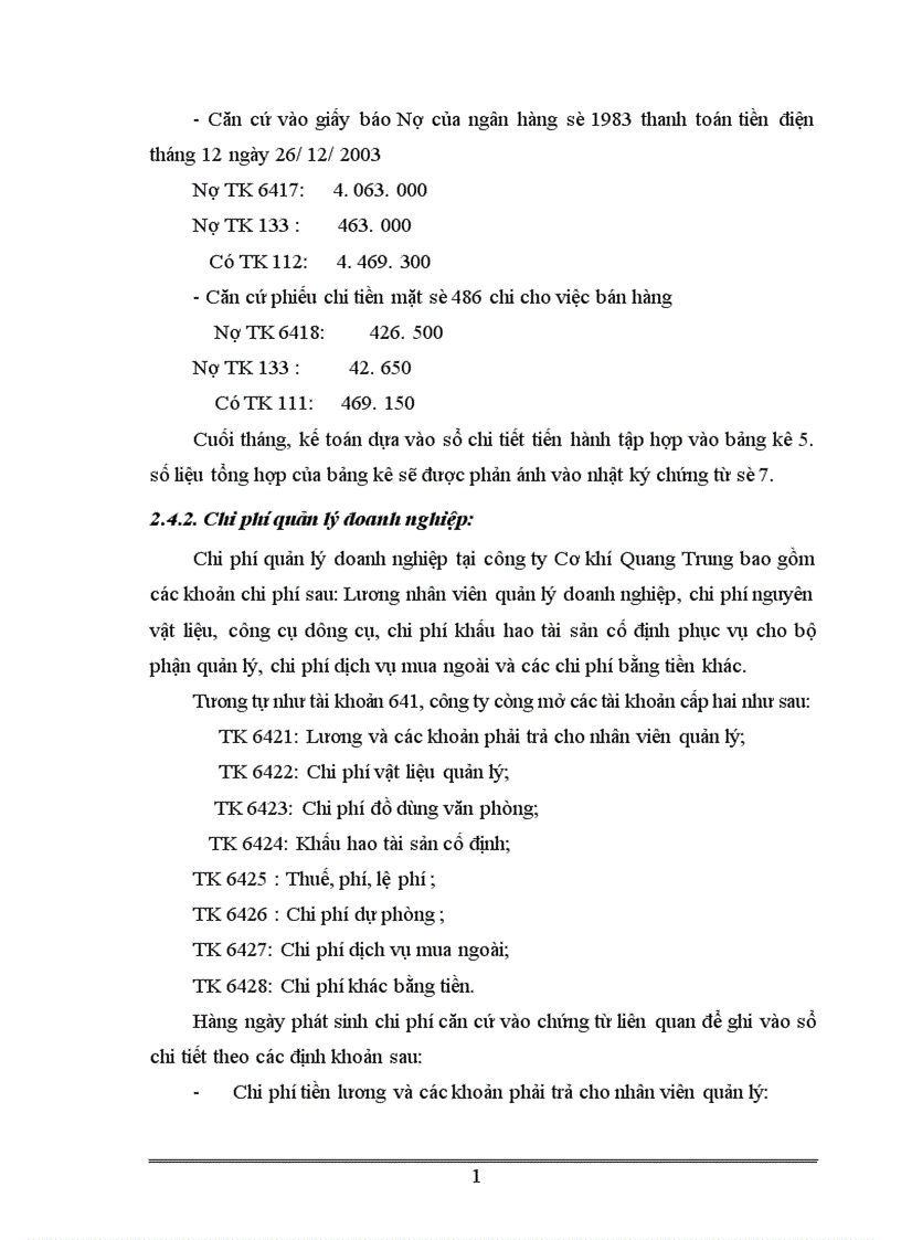 image for page Hoàn thiện công tác kế toán thành phẩm tiêu thụ thành phẩm và xác định kết quả tiêu thụ tại Công ty Cơ Khí Quang Trung 1
