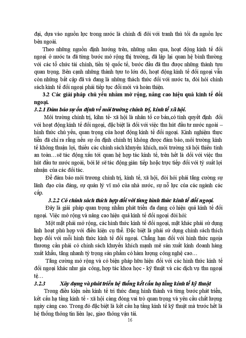 image for page Phương hướng và giải pháp nhằm mở rộng nâng cao hiệu quả kinh tế đối ngoại