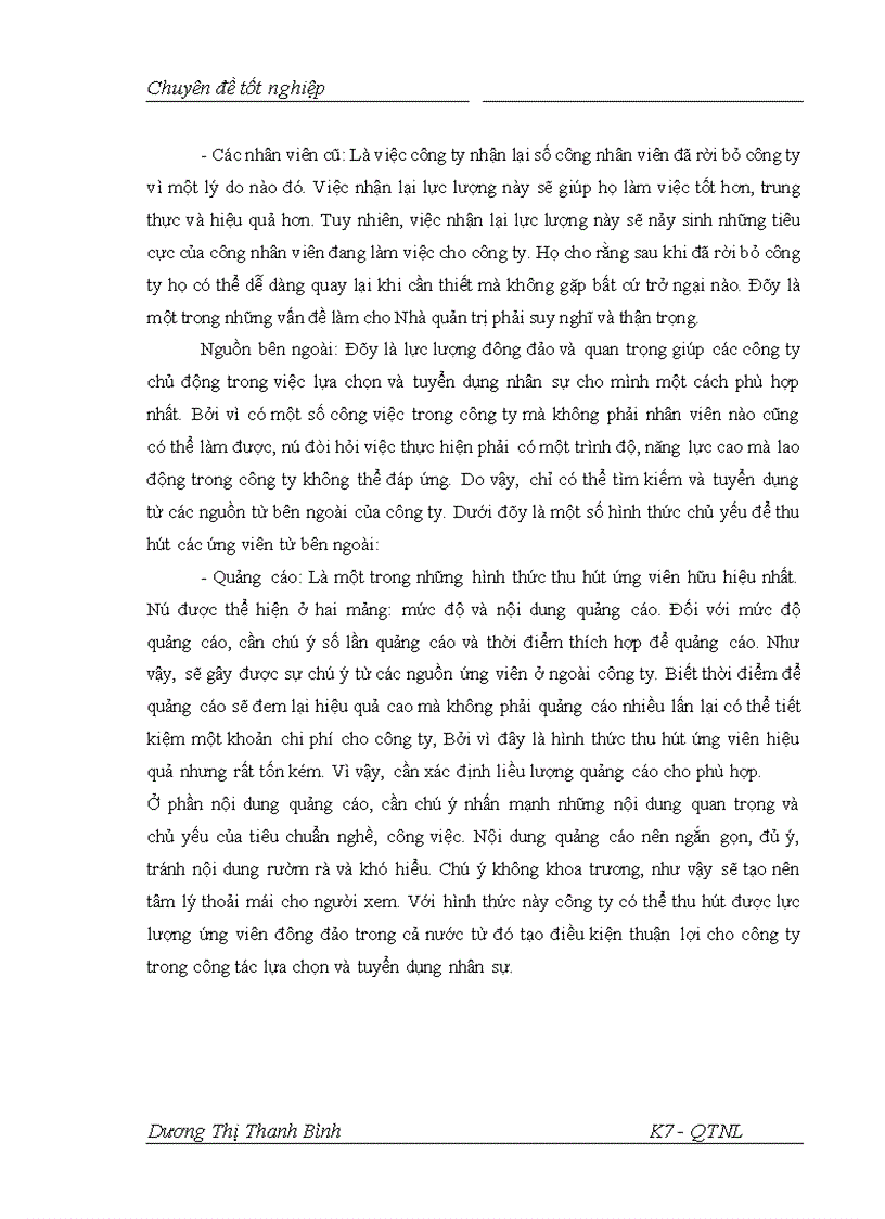 image for page Nâng cao hiệu quả công tác tuyển dụng nhân sự ở chi nhánh Công ty TNHH Thương mại Tiếp thị Bến Thành 1