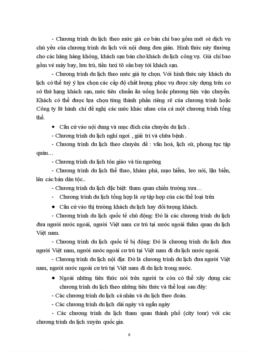 Hiệu quả kinh doanh chương trình du lịch của Công ty du lịch và Thương mại Vân Hải thực trạng và giải pháp 1