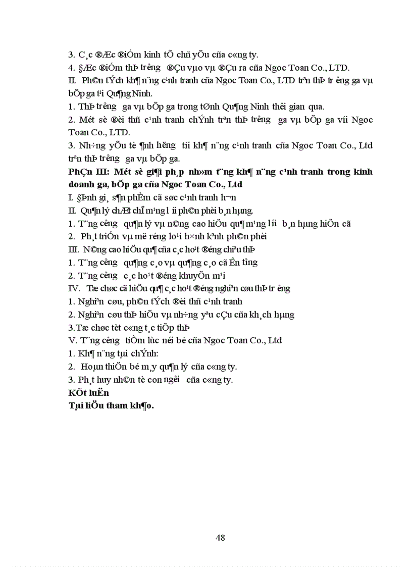 image for page Giải pháp nâng cao khả năng cạnh tranh trong lĩnh vực kinh doanh Gaz và Bếp ga ở Công ty TNHH Thương mại và Dịch vụ Ngọc Toản 1