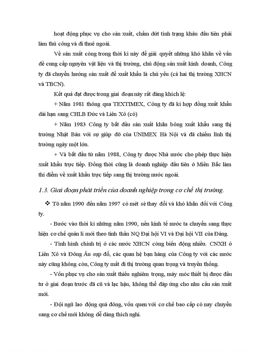 image for page Các giải pháp để nâng cao chất lượng công tác kế hoạch tại Công ty dệt Minh Khai