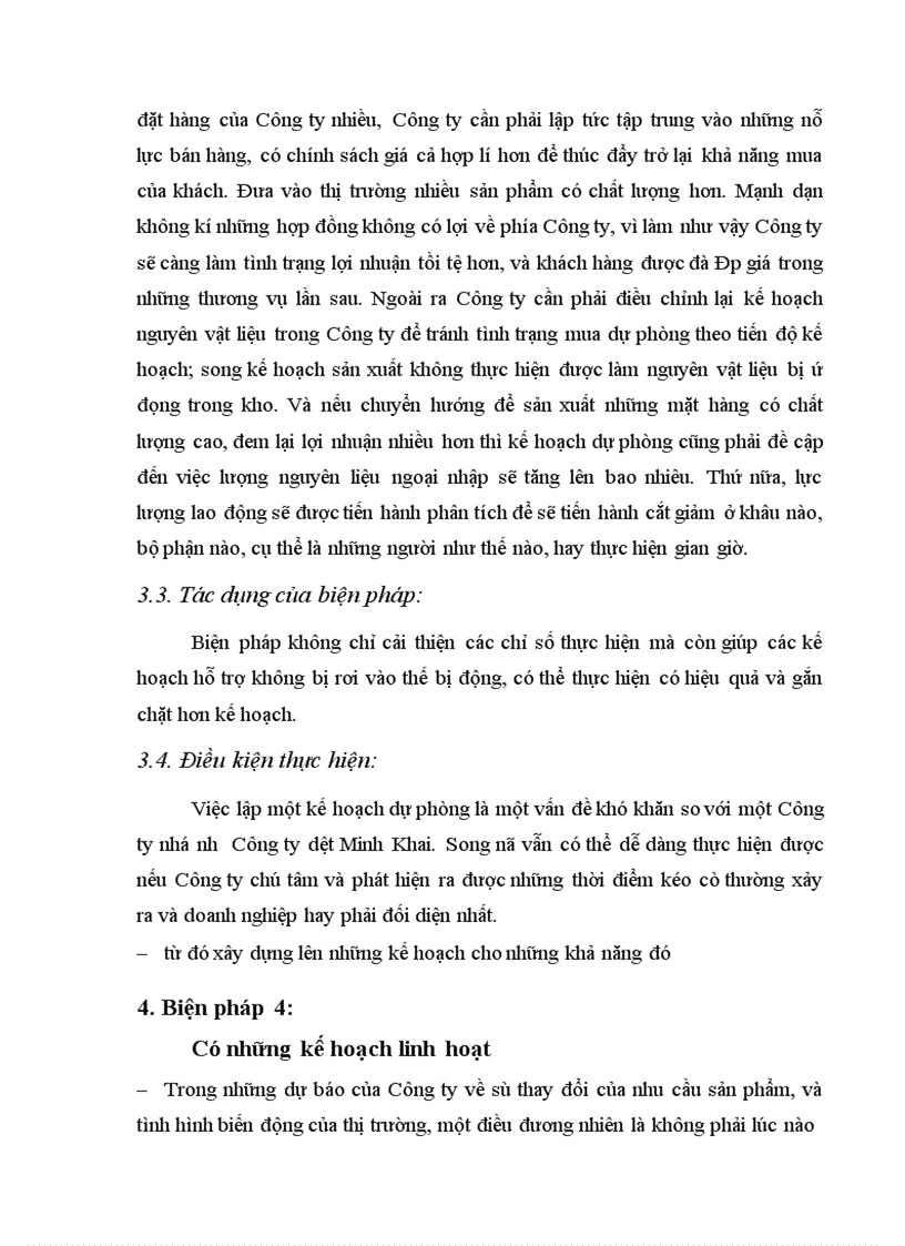 image for page Các giải pháp để nâng cao chất lượng công tác kế hoạch tại Công ty dệt Minh Khai