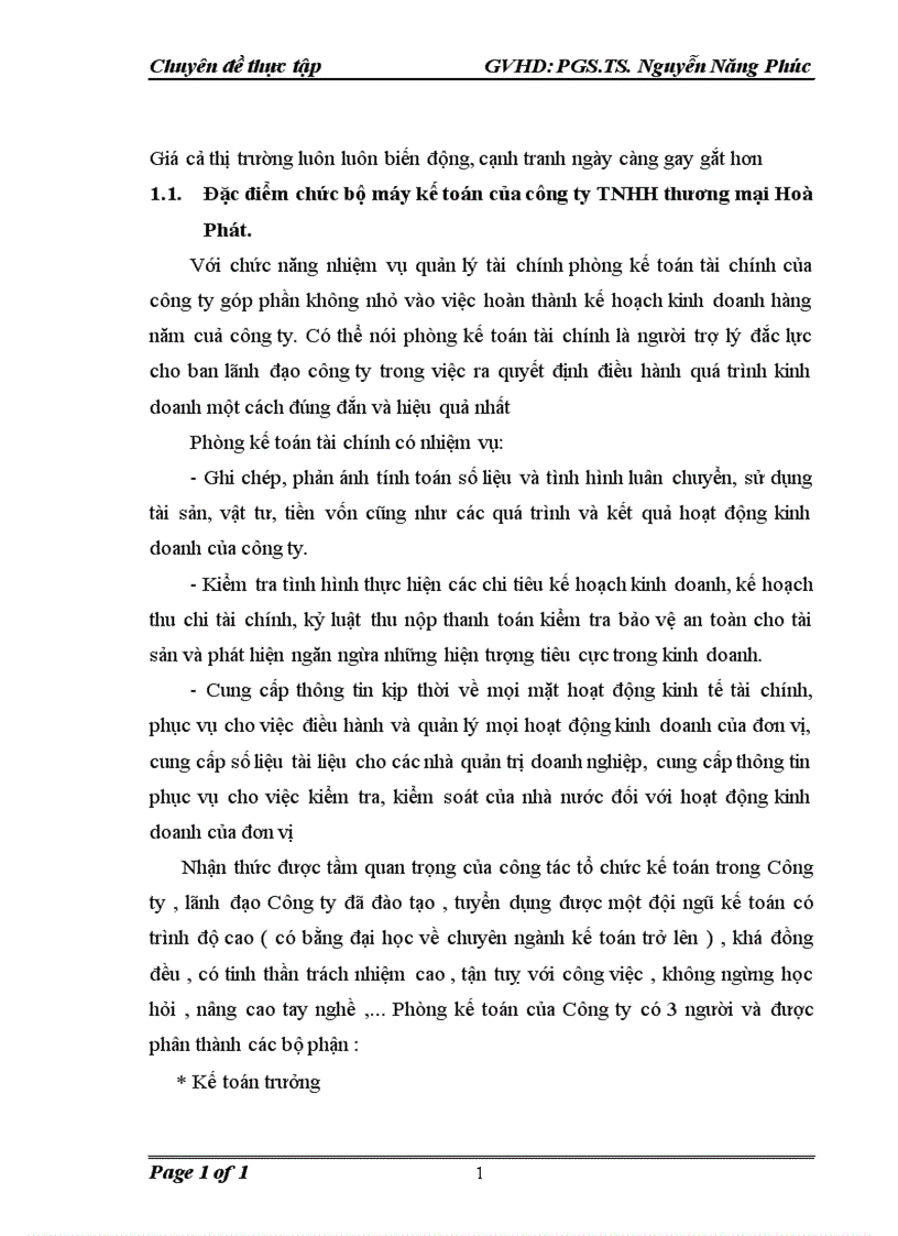 image for page Kế toán bán hàng và xác định kết quả bán hàng tại công ty TNHH thương mại Hoà Phát