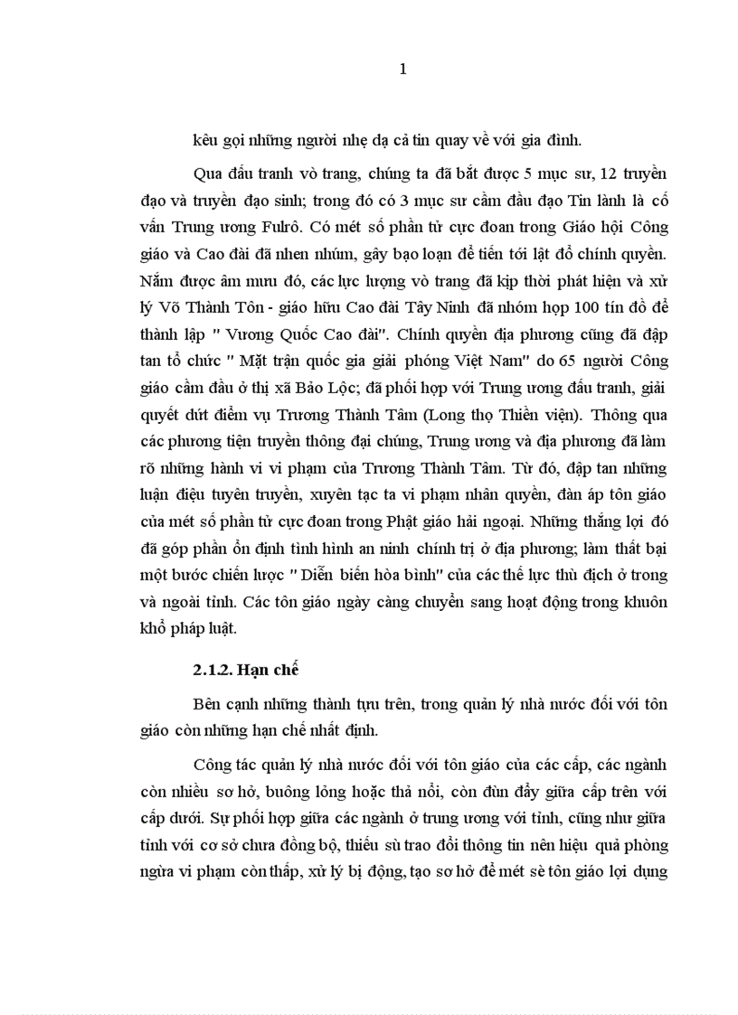 image for page Quản lý nhà nước đối với tôn giáo ở Lâm Đồng hiện nay vấn đề và giải pháp