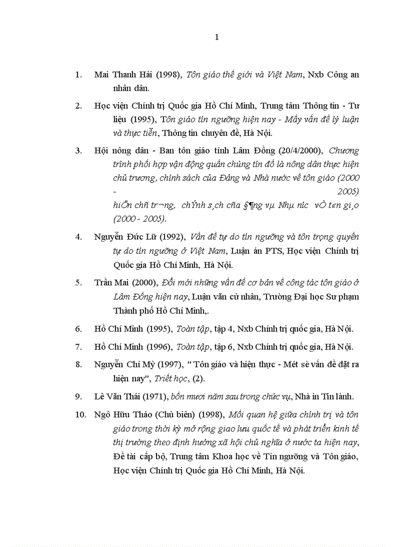 image for page Quản lý nhà nước đối với tôn giáo ở Lâm Đồng hiện nay vấn đề và giải pháp