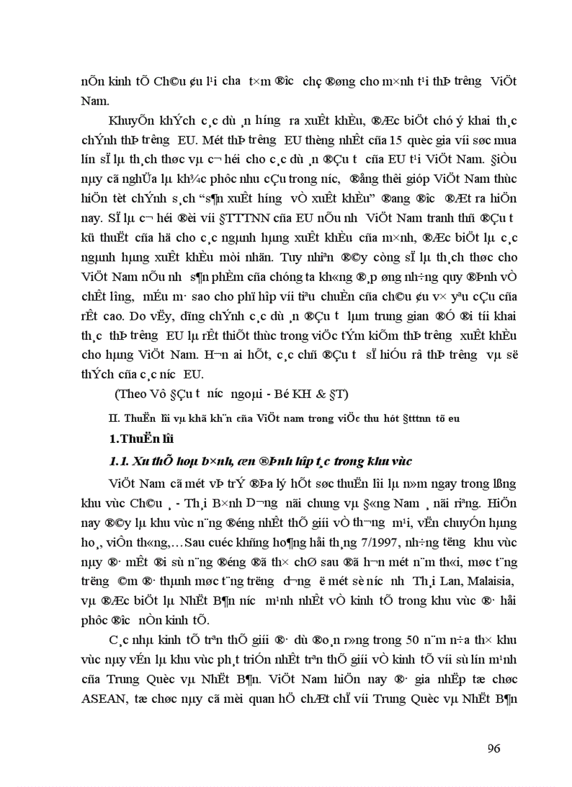 image for page Đầu tư trực tiếp nước ngoài của EU vào Việt Nam Thực trạng và giải pháp 1