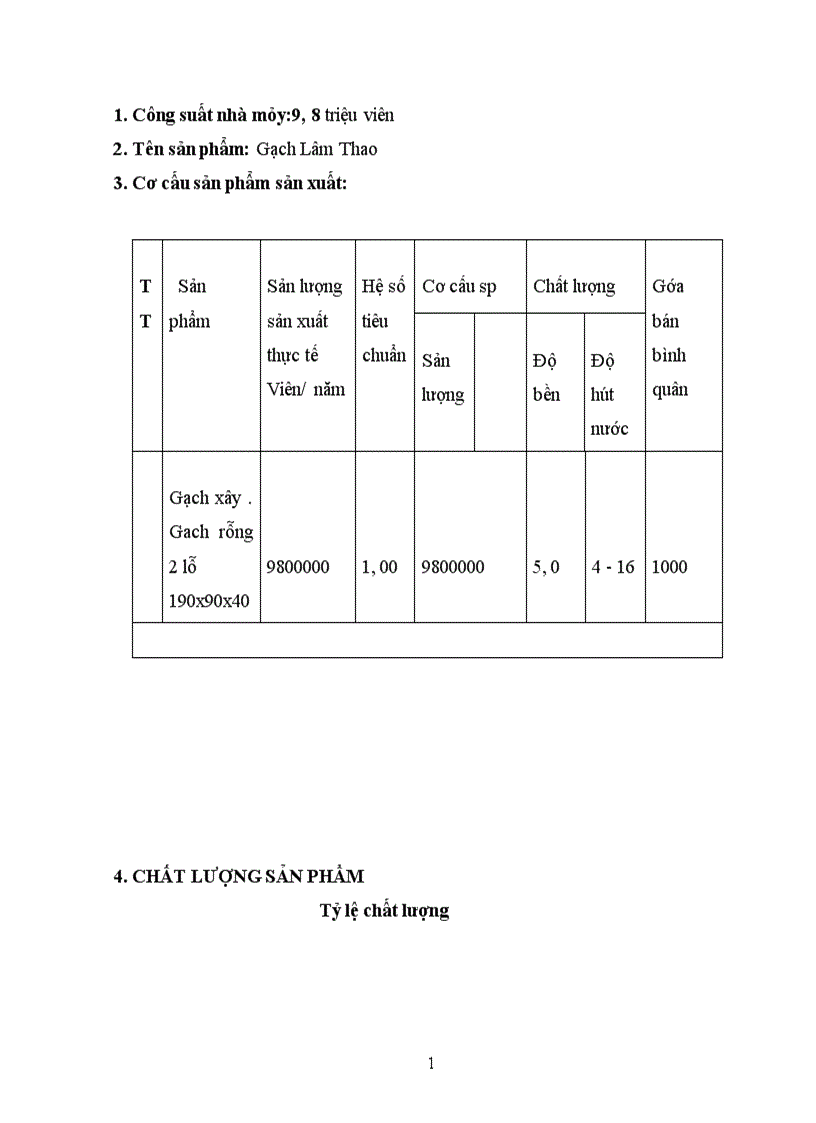 Dự án nhà máy gạch Lâm Thao