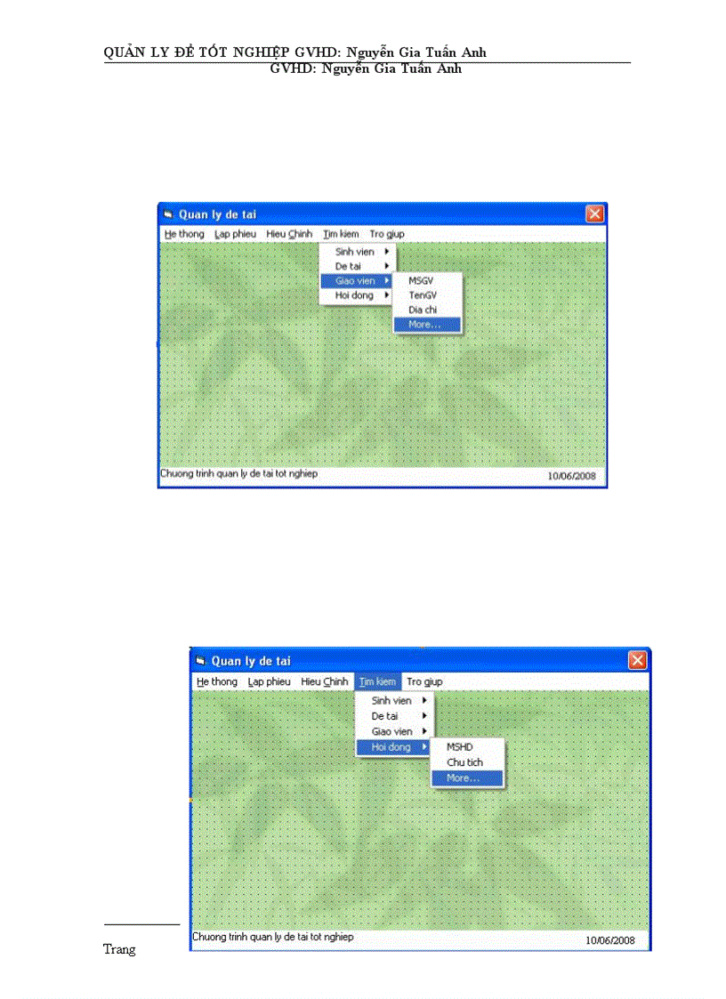 image for page Phân tích thiết kế hệ thống quản lý đề tài tốt nghiệp 1