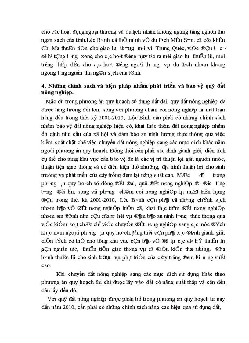 image for page Cơ sở khoa học của quy hoạch sử dụng đất đai huyện Lộc Bình Tỉnh Lạng Sơn thời kỳ 2001 2010