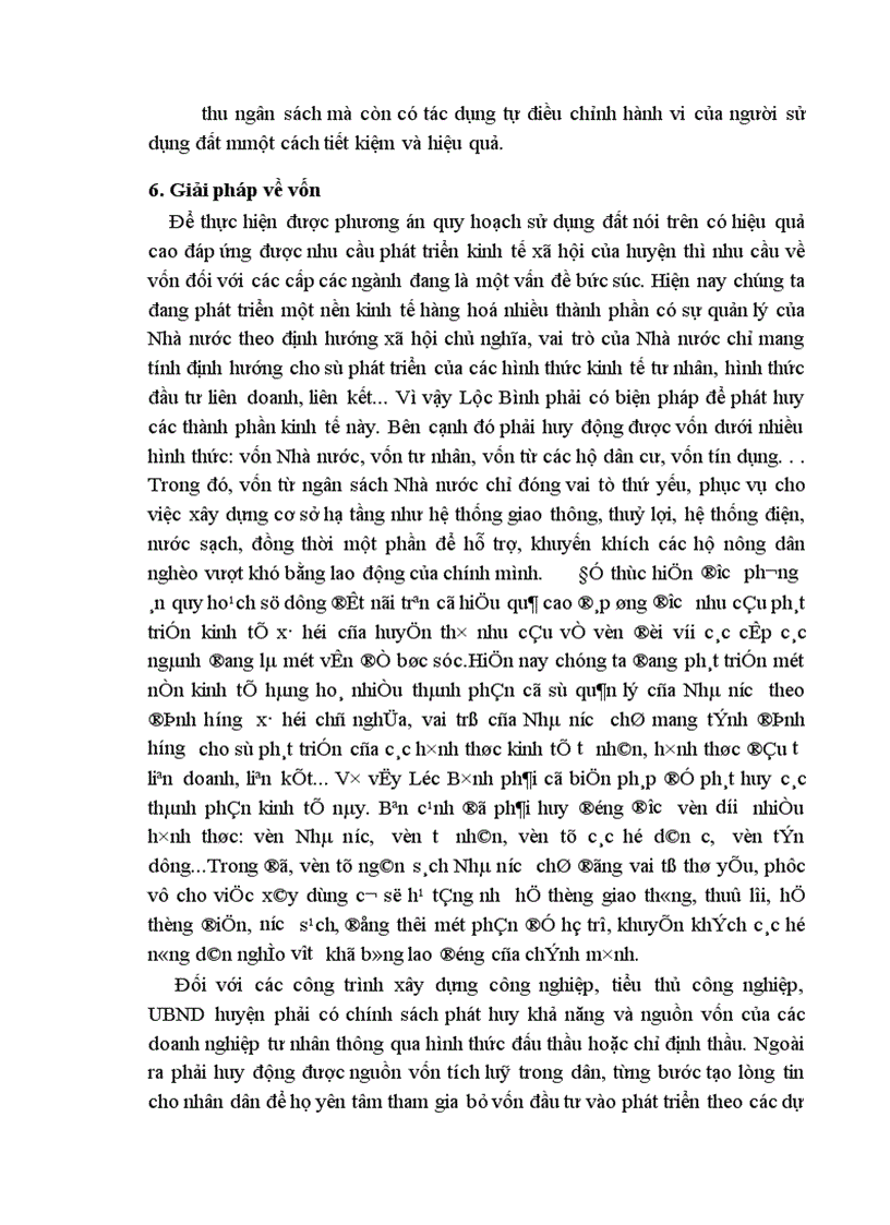 image for page Cơ sở khoa học của quy hoạch sử dụng đất đai huyện Lộc Bình Tỉnh Lạng Sơn thời kỳ 2001 2010