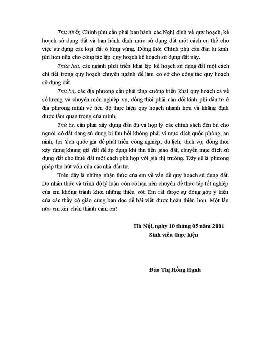 image for page Cơ sở khoa học của quy hoạch sử dụng đất đai huyện Lộc Bình Tỉnh Lạng Sơn thời kỳ 2001 2010