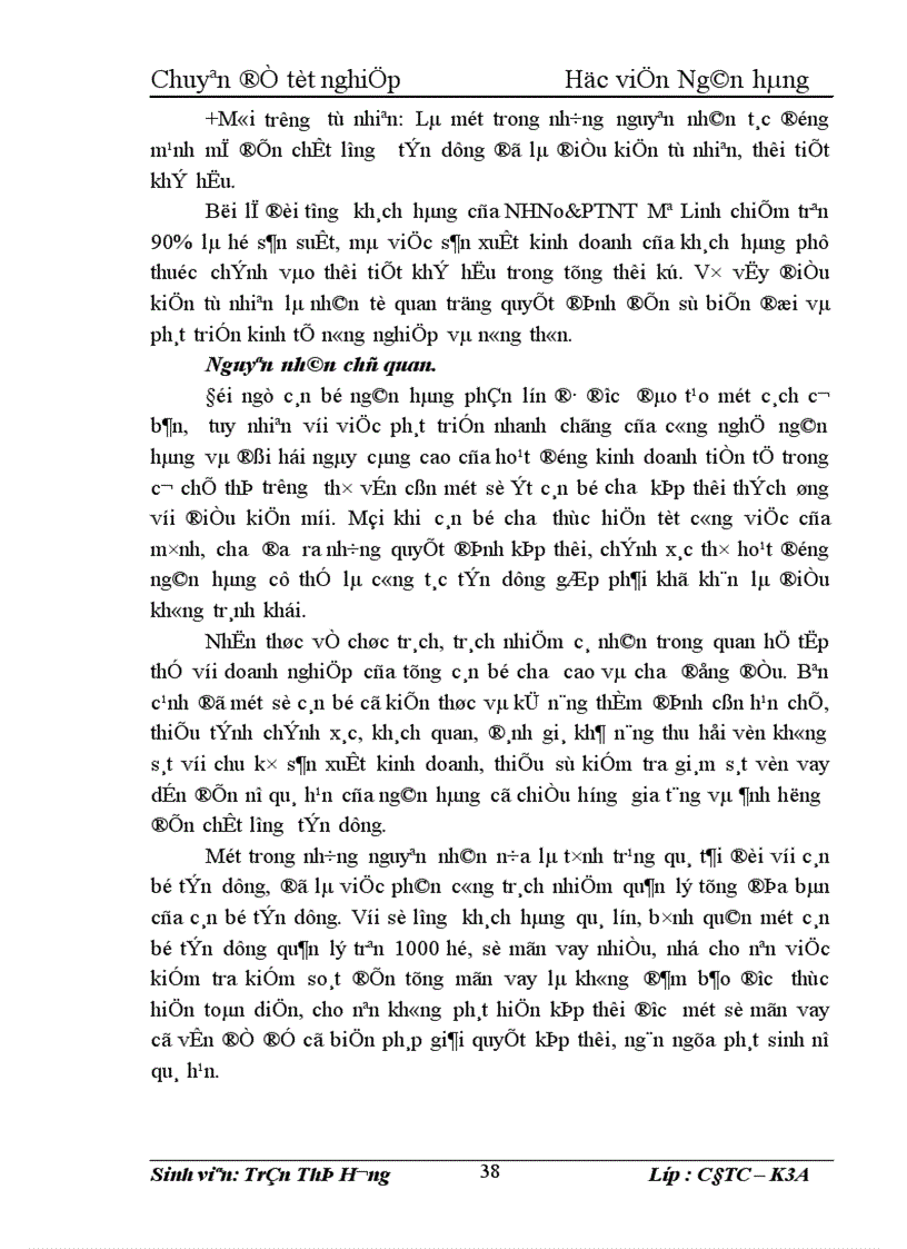 image for page Giải pháp nâng cao chất lượng tín dụng tại Chi nhánh ngân hàng Nông nghiệp và Phát triển nông thôn Mê Linh 1