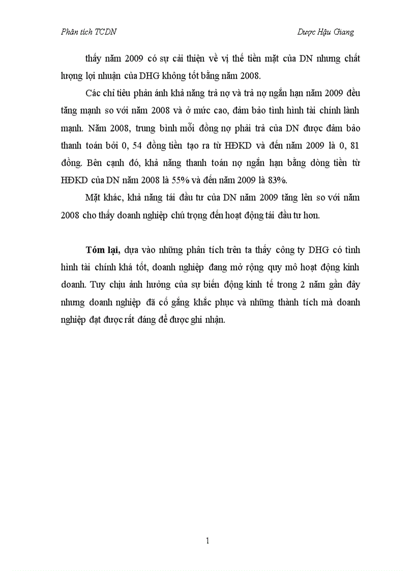 image for page Phân tích TCDN tại công ty Dược Hậu Giang