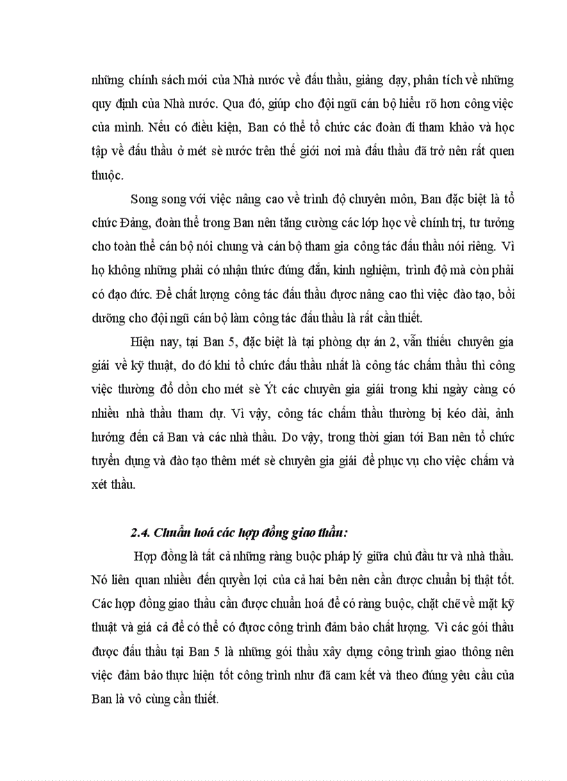 image for page Một số giải pháp nhằm nâng cao hiệu quả công tác đấu thầu tại PMU5