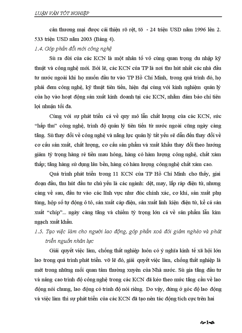 image for page Một số giải pháp phát triển các khu công nghiệp nhằm phát triển kinh tế xã hội trên địa bàn TP Hồ Chí Minh đến năm 2010 1