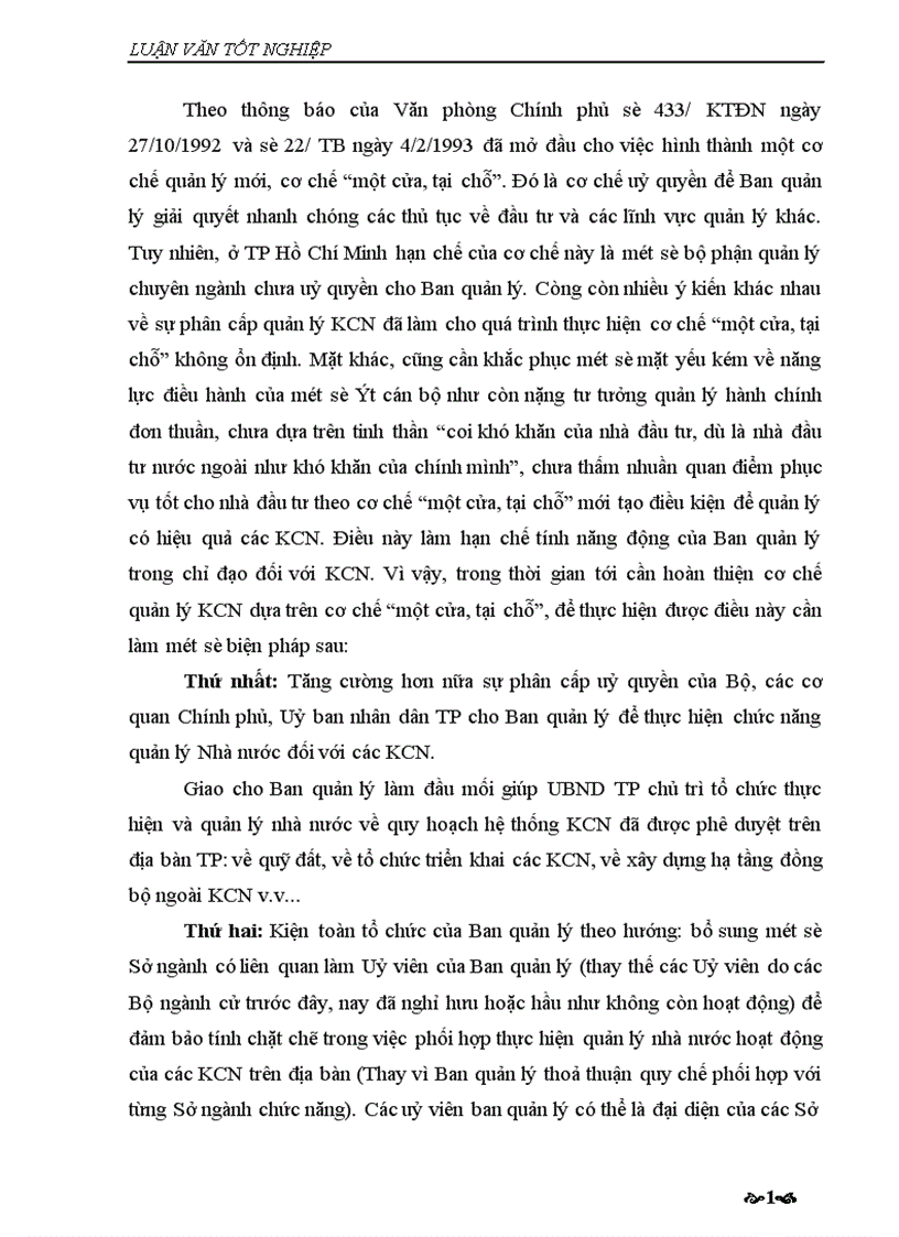 image for page Một số giải pháp phát triển các khu công nghiệp nhằm phát triển kinh tế xã hội trên địa bàn TP Hồ Chí Minh đến năm 2010 1