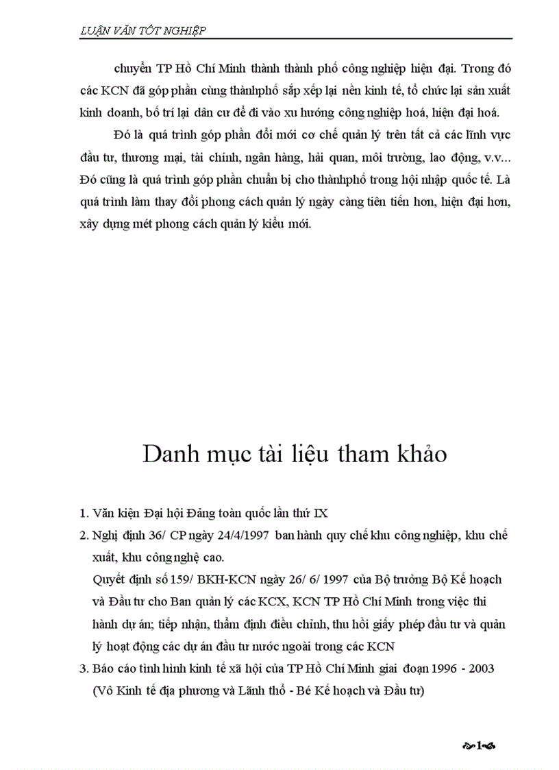 image for page Một số giải pháp phát triển các khu công nghiệp nhằm phát triển kinh tế xã hội trên địa bàn TP Hồ Chí Minh đến năm 2010 1