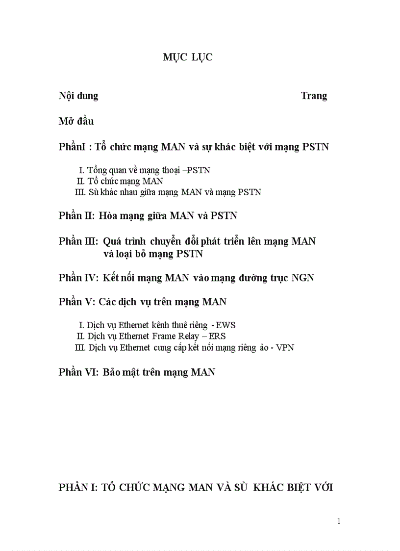 image for page Chuyển đổi phát triển lên mạng MAN và loại bỏ mạng PSTN