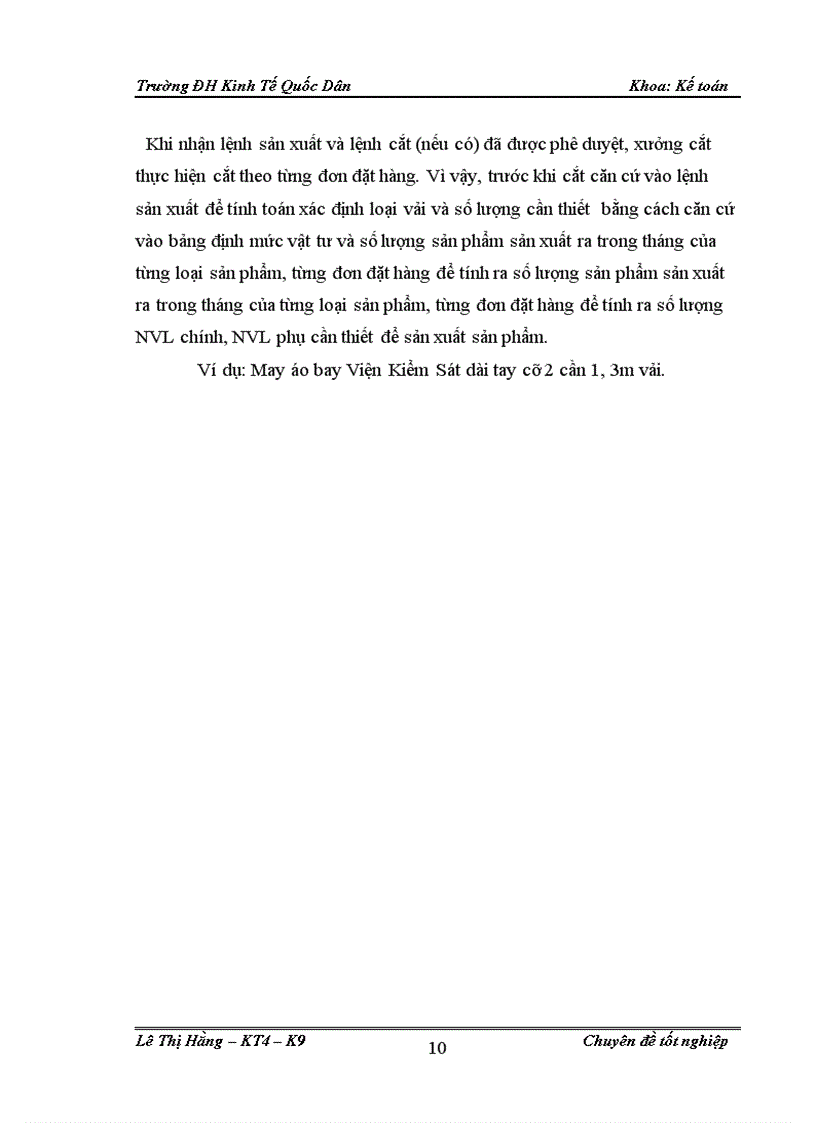 image for page Hoàn thiện kế toán chi phí sản xuất và tính giá thành sản phẩm ở Công ty cổ phần May 19 Việt Nam 1