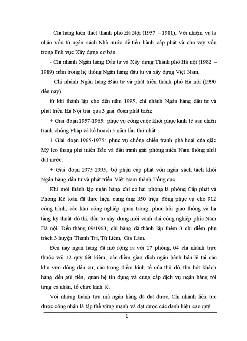 image for page Báo cáo thực tập tổng hợp tại Chi nhánh Ngân hàng Đầu tư và Phát triển Hà Nội 1