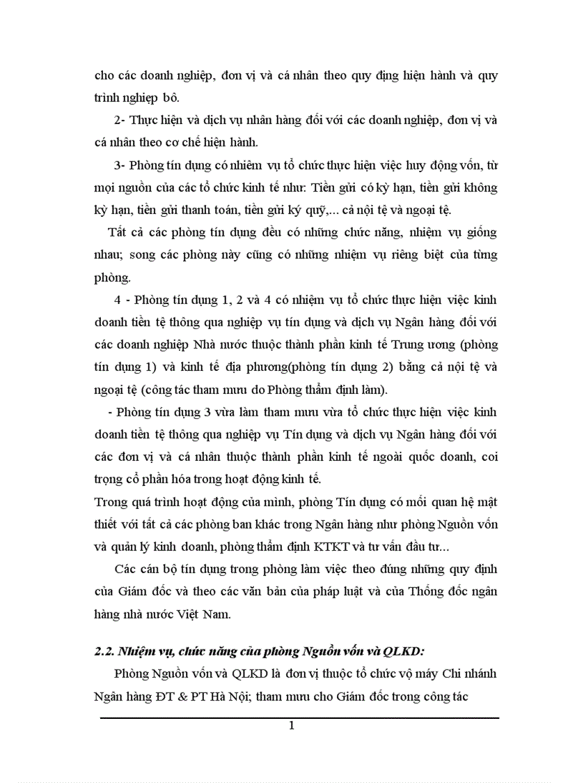 image for page Báo cáo thực tập tổng hợp tại Chi nhánh Ngân hàng Đầu tư và Phát triển Hà Nội 1