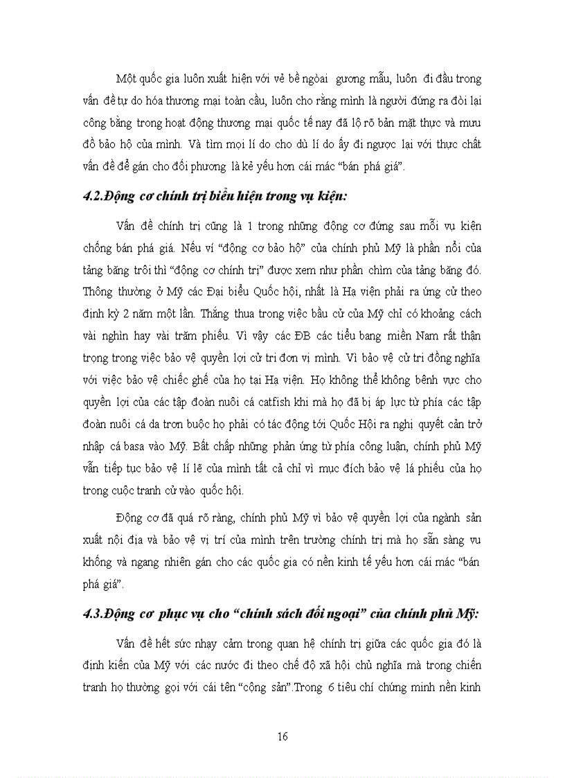 image for page Sự can thiệp của chính phủ Mỹ trong vụ kiện cá tra basa Việt Nam năm 2002