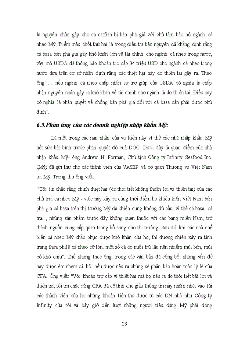 image for page Sự can thiệp của chính phủ Mỹ trong vụ kiện cá tra basa Việt Nam năm 2002