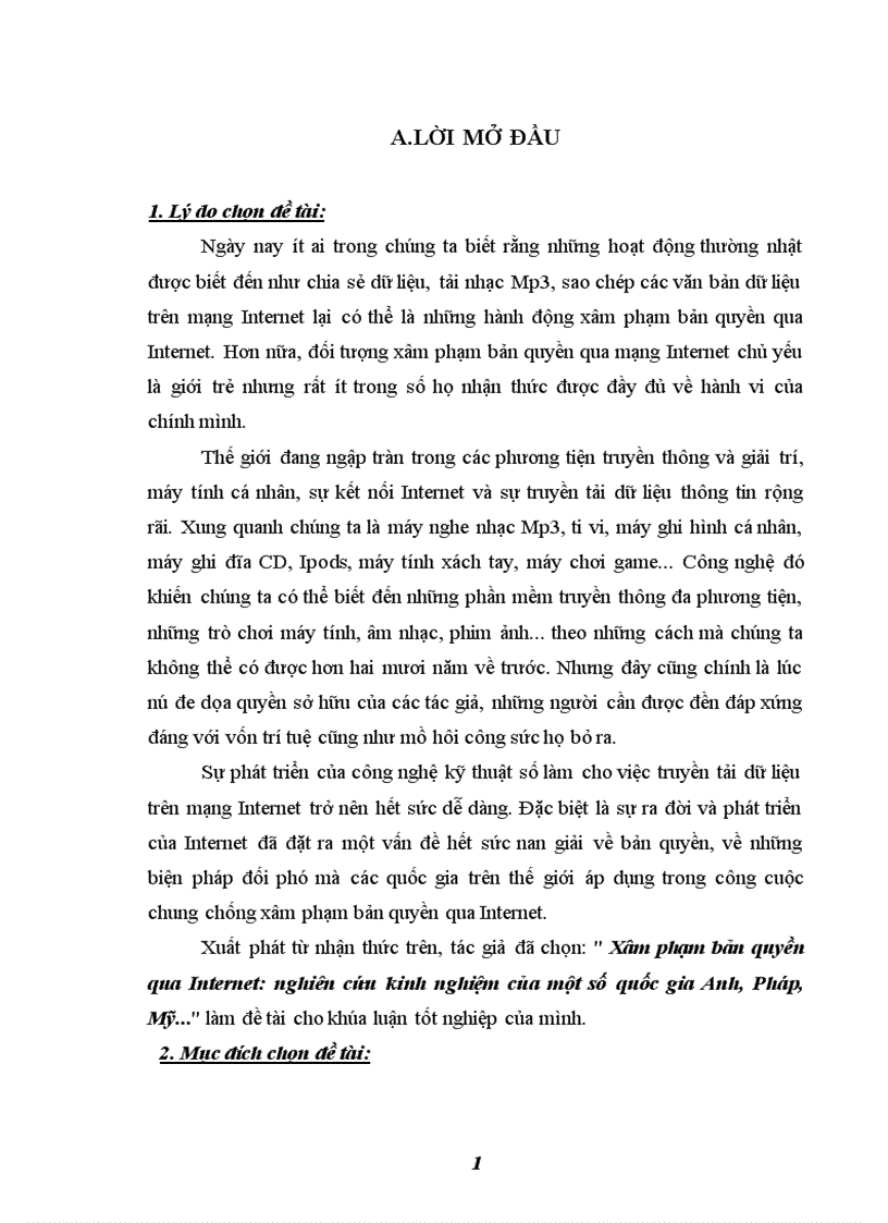 image for page Xâm phạm bản quyền qua Internet nghiên cứu kinh nghiệm của một số quốc gia Anh Pháp Mỹ