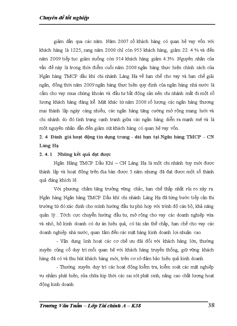 image for page Giải pháp nâng cao hiệu quả tín dụng trung dài hạn tại Ngân Hàng TMCP Dầu khí chi nhánh Láng Hạ 1