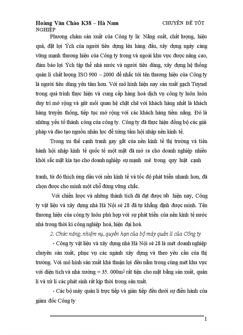 image for page Giải pháp nhằm mở rộng thị trường tiêu thụ gạch Tuynel của Công ty cổ phần vật liệu và phát triển nhà Hà Nội